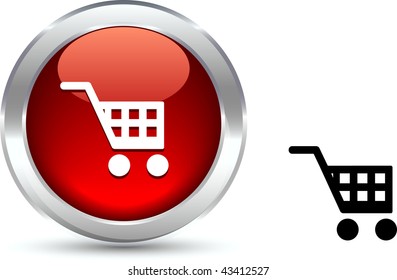  Buy  realistic button. Vector illustration.