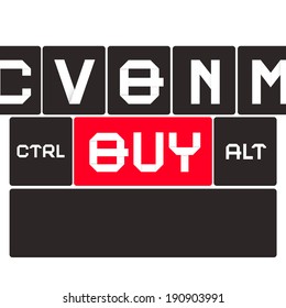 Buy Red Button on Keyboard