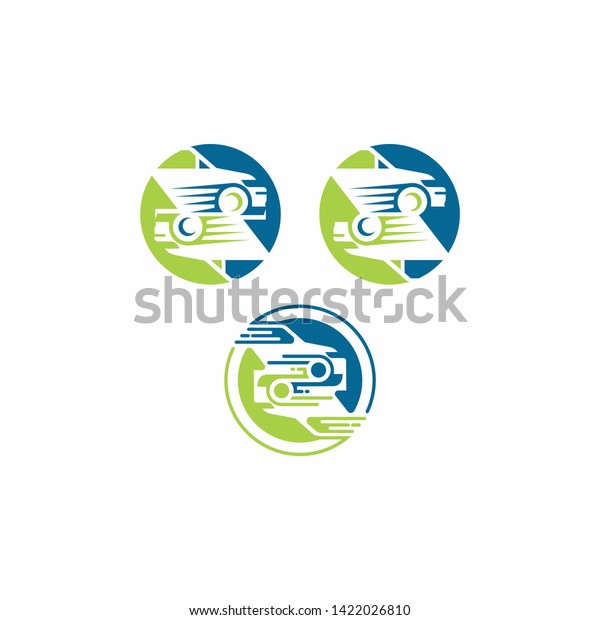 buy and sell car logo icon\
vector