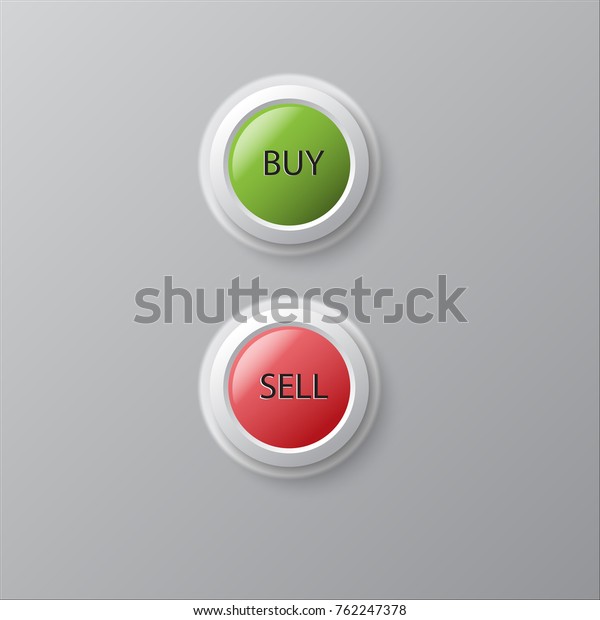 Buy Sell Order Forex Buy Button Stock Vector Royalty Fre!   e 762247378 - 
