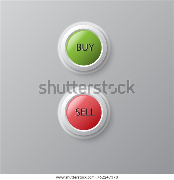 Buy Sell Order Forex Buy Button Stock Vector Royalty Free 762247378 - 