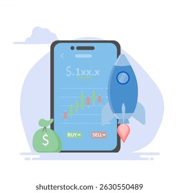  buy and sell stock market shares, profit from currency exchange services, Investment concepts, Cryptocurrency trading strategies