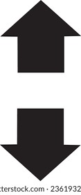 Buy Sell Vector Icon Logo in Black Color Arrow Icons