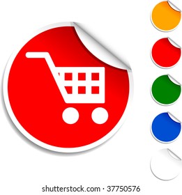  Buy sheet icon. Vector illustration.
