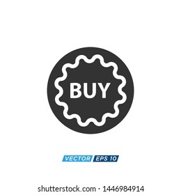 Buy Sign Icon Vector Design Illustration 