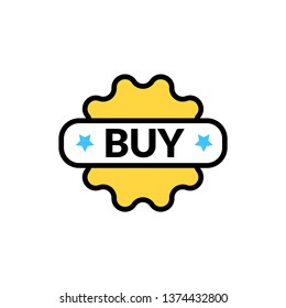 buy sticker icon- vector full editable buy sticker icon for website or mobile.