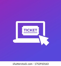 Buy Tickets Online Icon For Web