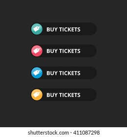 Buy Tickets text button with icon
