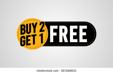 Buy two get one free