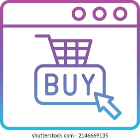 Icono de compra de vector. Se puede usar para imprimir, móviles y aplicaciones web.