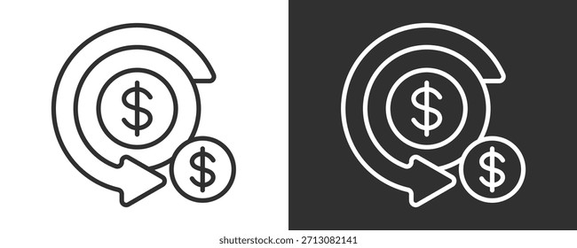 Buyback Icon Set Vector Collection Isolated In Black And White