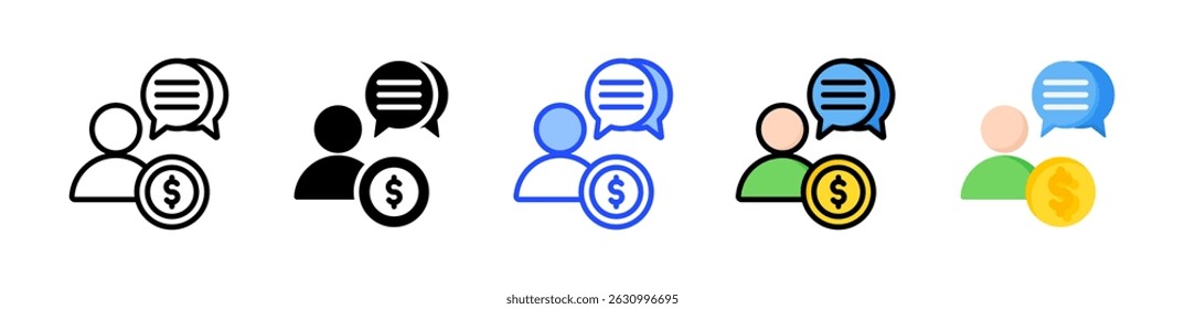 Buyer Icon Collection With Multiple Styles