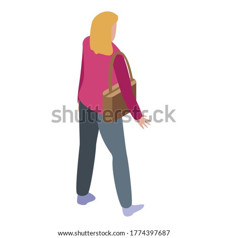 Buyer icon. Isometric of buyer vector icon for web design isolated on white background