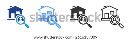 Buyer icon set multiple style collection