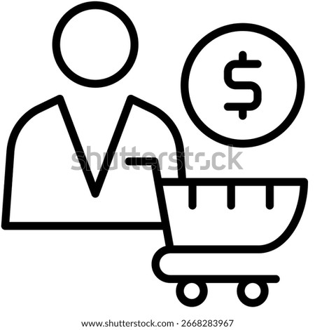 Buyer, Potential Buyer Symbol icon