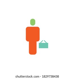 buyer vector icon design template