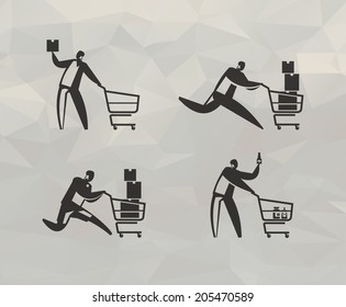 Buyers. Vector format