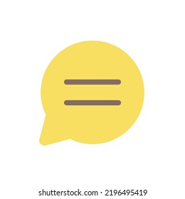 Icono de ui de color plano de chat del comprador al vendedor. Comunicación en tiempo real. Conversación en vivo. Sitio de comercio electrónico. Elemento simple relleno para la aplicación móvil. Pictograma sólido colorido. Ilustración RGB aislada por vectores