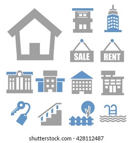 buying home icon set