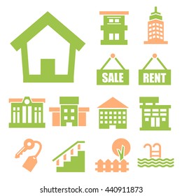 buying home icon set