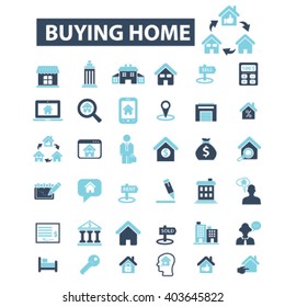 iconos de compra de casa
