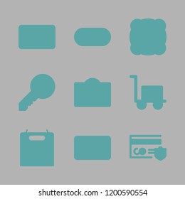 buying icon set. vector set about takeaway, buy, credit card and key icons set.