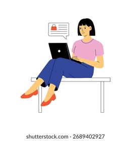 Artikel online mit Smartphone-Illustration kaufen
