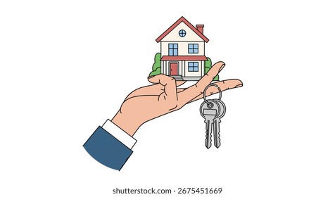 Comprando uma nova casa Sua primeira casa está aqui