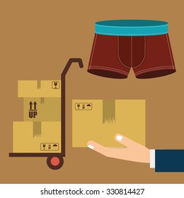 Buying products design, vector illustration eps10 graphic 