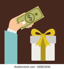Buying products design, vector illustration eps10 graphic 