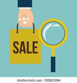 Buying products design, vector illustration eps10 graphic 