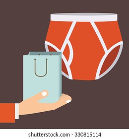 Buying products design, vector illustration eps10 graphic 