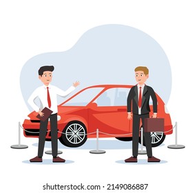 Buying and Selling cars concep