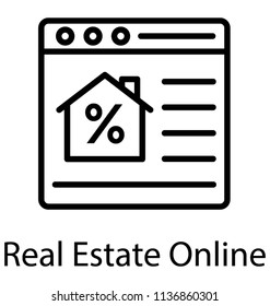 Buying and selling of property through a website
