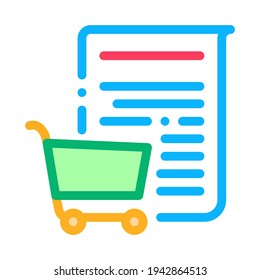 buying services of audit company color icon vector. buying services of audit company sign. isolated symbol illustration