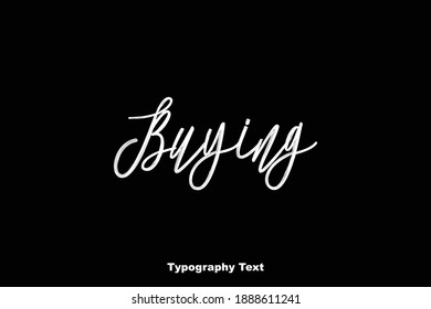 Compra de texto de tipografía sobre fondo negro