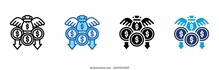 Icono de compra Multi Style Ilustración vectorial