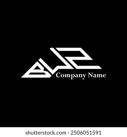 BUZ logo design, BUZ simple and modern logo. BUZ luxurious alphabet design  
