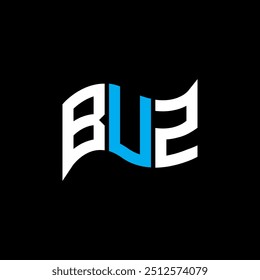 BUZ logo design, BUZ simple and modern logo. BUZ luxurious alphabet design  