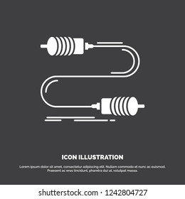 Buzz, communication, interaction, marketing, wire Icon. glyph vector symbol for UI and UX, website or mobile application
