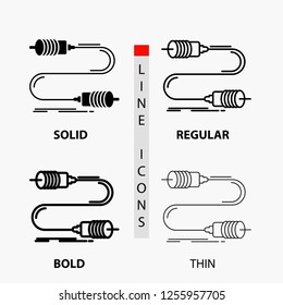 Buzz, communication, interaction, marketing, wire Icon in Thin, Regular, Bold Line and Glyph Style. Vector illustration