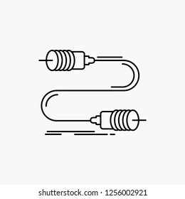 Buzz, communication, interaction, marketing, wire Line Icon. Vector isolated illustration