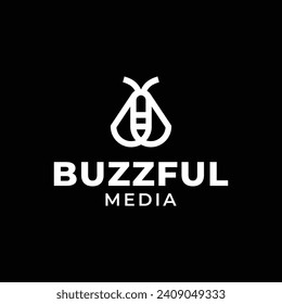 Buzz Logo Design Branding Vector