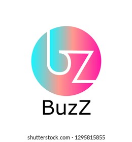 Buzz Logo Icon With Initial BZ Letter, Simple Logo Icon Fashion Company