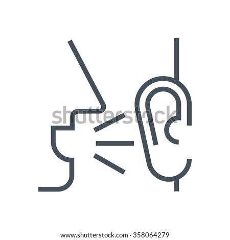 Buzz marketing icon suitable for info graphics, websites and print media and  interfaces. Line vector icon.