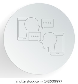Buzz Marketing icon. Vector illustration.