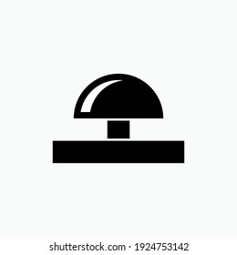 Buzzer Icon. Alert Button Symbol - Vector Logo Template.