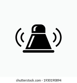 Buzzer Icon. Alert Button Symbol - Vector Logo Template.