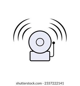 Buzzer Icon. Bell, Ringing Symbol for Design Elements, Websites, Presentation and Application - Vector.  