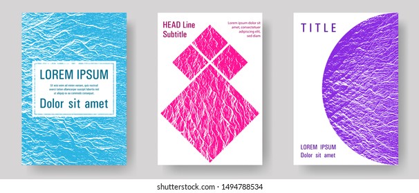 Buzzing flux ripple movement background. Teal pink purple waves texture backdrops. Geometric creative solutions.